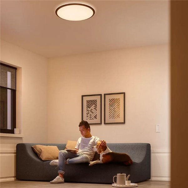 Plafón redondo LED 18W CANAVAL, 1800Lm, 2700K/4000K, Blanco, Regulable, SceneSwitch