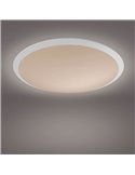 Plafón redondo LED 18W CANAVAL, 1800Lm, 2700K/4000K, Blanco, Regulable, SceneSwitch