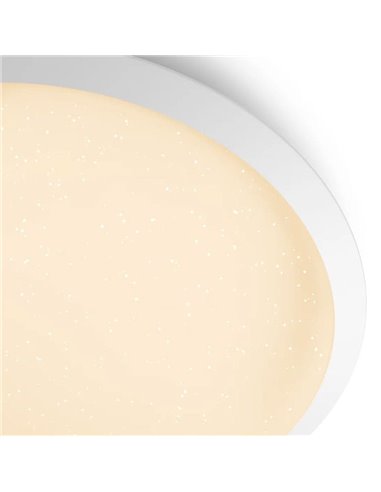 Plafonnier LED rond CANAVAL 18W, 1800Lm, 2700K/4000K, Blanc, Gradable, SceneSwitch