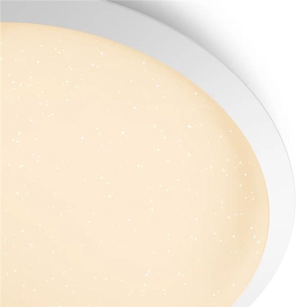 Plafonnier LED rond CANAVAL 18W, 1800Lm, 2700K/4000K, Blanc, Gradable, SceneSwitch