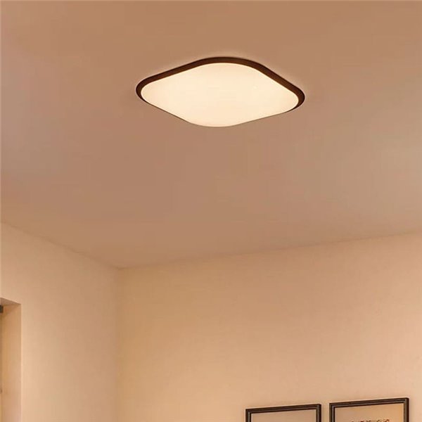 Plafonnier LED carré CANAVAL 18W, 1800Lm, 2700K, Blanc, Gradable, SceneSwitch
