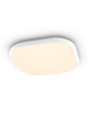 Plafon LED quadrado CANAVAL 18W, 1800Lm, 2700K, branco, regulável, SceneSwitch