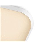 Plafonnier LED carré CANAVAL 18W, 1800Lm, 2700K, Blanc, Gradable, SceneSwitch