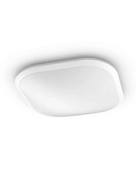 Plafon LED quadrado CANAVAL 18W, 1800Lm, 2700K, branco, regulável, SceneSwitch