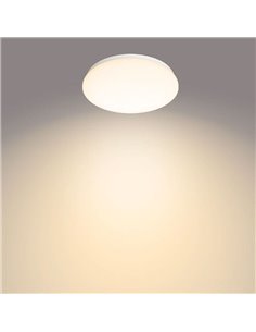Lámpara/Plafón de techo LED 6W MOIRE, 600Lm, 2700K/4000K, blanco 2