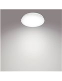 Lámpara/Plafón de techo LED 6W MOIRE, 600Lm, 2700K/4000K, blanco