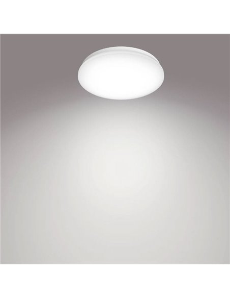 Plafonnier/plafonnier LED MOIRE 6W, 600Lm, 2700K/4000K, blanc