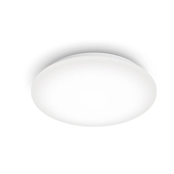 Candeeiro de teto/luz de teto LED MOIRE 10W, 1000Lm, 2700K/4000K, branco