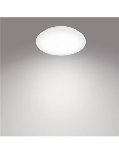 Candeeiro de teto/lâmpada de teto LED MOIRE 10W, 1000Lm, 2700K/4000K, branco