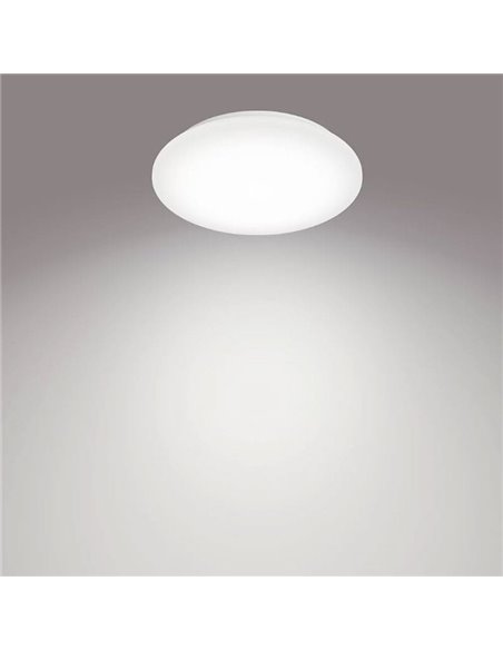 Lámpara/Plafón de techo LED 10W MOIRE, 1000Lm, 2700K/4000K, blanco