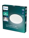Lámpara/Plafón de techo LED 20W MOIRE, 2300Lm, 2700K/4000K, blanco
