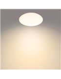 Plafonnier/plafonnier LED MOIRE 20W, 2300Lm, 2700K/4000K, blanc