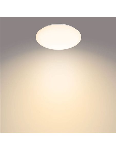 Lámpara/Plafón de techo LED 20W MOIRE, 2300Lm, 2700K/4000K, blanco