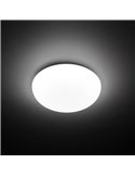 Plafon LED com sensor, SHAN, 12W, 2700K/4000K, branco