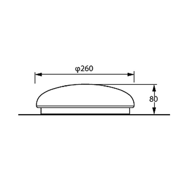 Plafonnier LED avec capteur, SHAN, 12W, 2700K/4000K, blanc