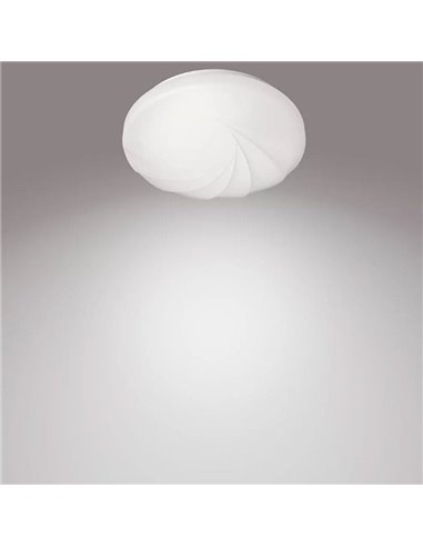 Plafon LED com design espiral, SHORE, 10W 4000K, branco