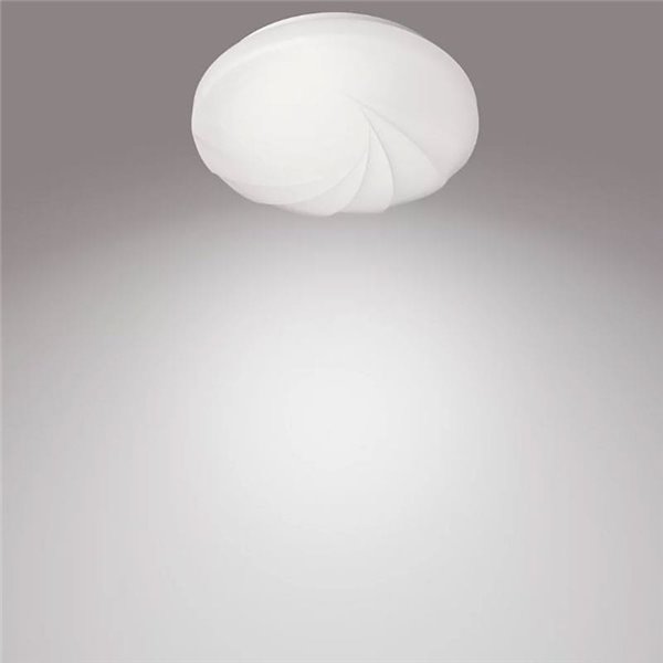 Plafón LED con diseño de espiral, SHORE, 10W 4000K, blanco