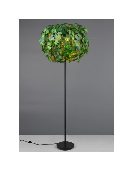 Lampadaire Style Plante LEAVY 180cm avec Interrupteur à Pédale | LeonLeds
