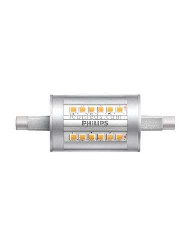 Bombilla Linenal LED R7S 7.5W-60W Philips -CorePro- de 78 milimetros | Leonleds