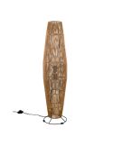 Lámpara de Pie MIKI de Ratán Estilo Boho 103cm | LeonLeds