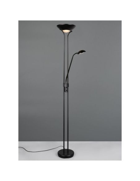 Lámpara de Pie LED SPOCK con Brazo Lector Regulable | LeonLeds