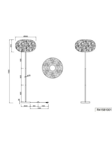 Lámpara de Pie FURRY Esponjosa y Acogedora | LeonLeds