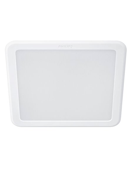 MESON Luminária embutida LED quadrada de óptica entrelaçada, brilho reduzido 16,5W 1200Lm/1280Lm 3000K/4000K