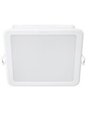 Downlight LED cuadrado de óptica entrelazada MESON, deslumbramiento reducido 16,5W 1200Lm/1280Lm 3000K/4000K