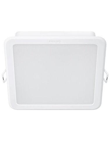 Downlight LED cuadrado de óptica entrelazada MESON, deslumbramiento reducido 16,5W 1200Lm/1280Lm 3000K/4000K