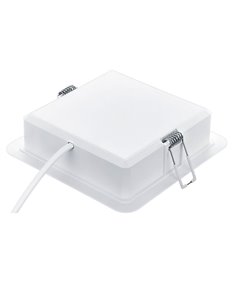 Downlight LED carré à optique entrelacée MESON, éblouissement réduit 16,5 W 1200Lm/1280Lm 3000K/4000K 2