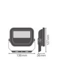 Medidas Proyector LED para Exterior Blanco FL 10 P 8W - Alta Eficiencia y Durabilidad IP66 1.200Lm Gen4 Ledvance