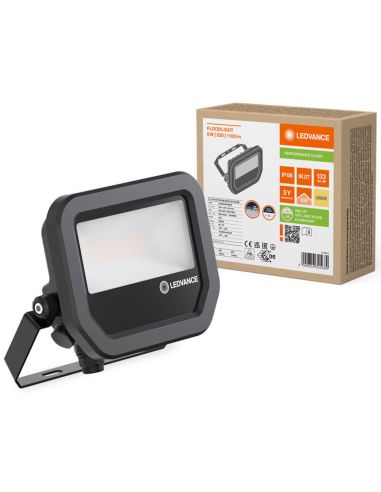 LED-Strahler für Außen Schwarz FL 10...
