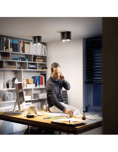 Foco LED de techo doble Pillar Hue inteligente ambiente