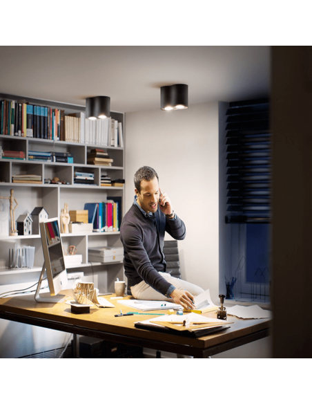 Foco LED de techo doble Pillar Hue inteligente ambiente