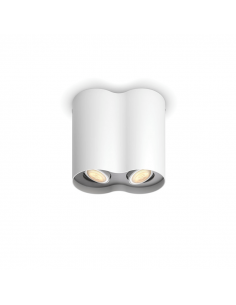 Spot de Plafond LED Double Smart Pillar Hue Blanc