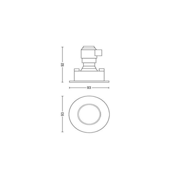 Pack 3 Einbaustrahler ADORE für das...