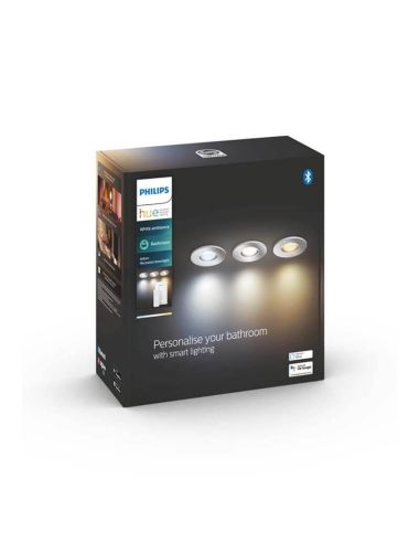 Downlight empotrable Adore para baño White Ambiance (pack 3 uds) embalaje
