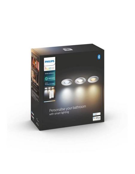 Downlight empotrable Adore para baño White Ambiance (pack 3 uds) embalaje