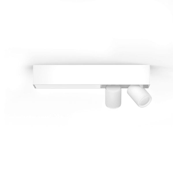 Plafonnier LED Philips Hue Centris 2L Blanc avec 2 Spots Adressables