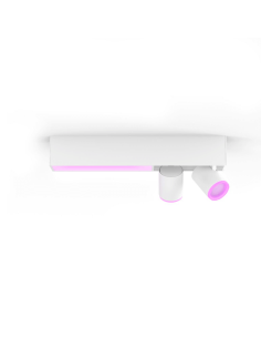 Plafonnier LED Philips Hue Centris 2L Blanc avec 2 Spots RGB Adressables