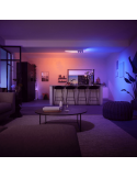 Plafón LED con 3 focos direccionables Blanco foto de ambiente | LeonLeds