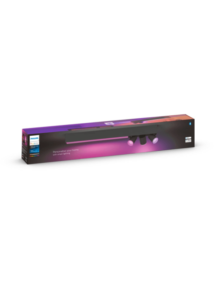 Plafón de techo LED integrado Centris Hue blanco 36W caja producto| LeonLeds