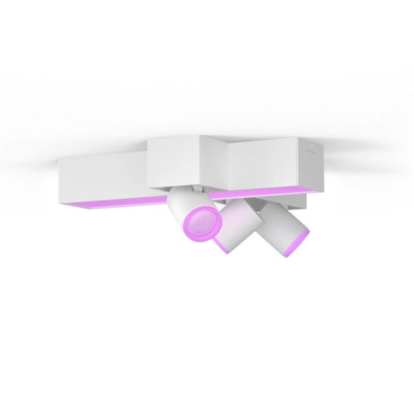 Plafón de techo LED regulable Centris Hue blanco 25W | LeonLeds