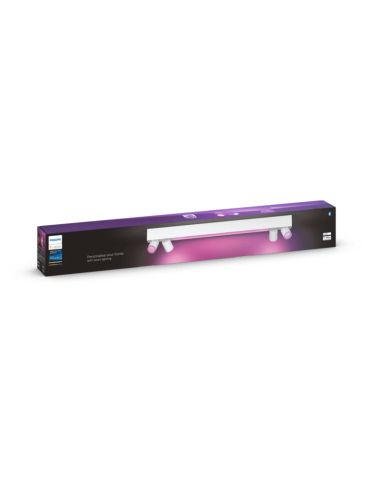 Plafón de techo LED regulable Centris blanco 40W caja producto| LeonLeds