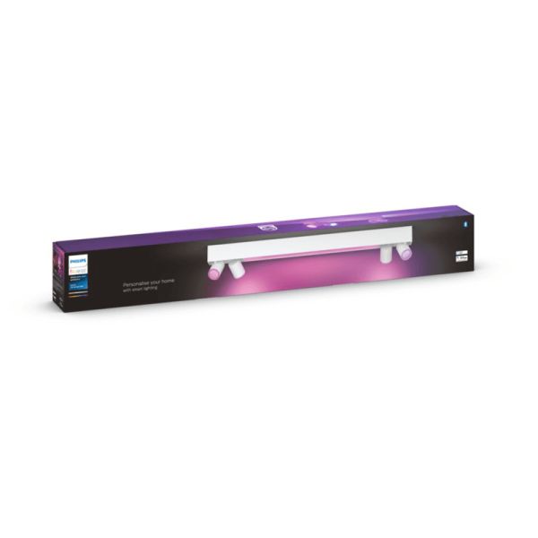 Plafón de techo LED regulable Centris blanco 40W caja producto| LeonLeds
