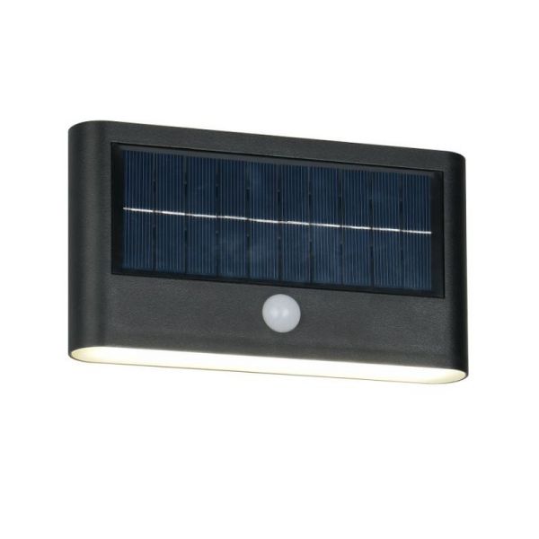 Aplique solar de parede RAMOS com sensor de movimento | LeonLeds