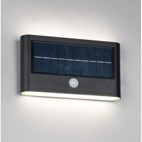 Aplique solar de parede RAMOS com sensor de movimento | LeonLeds