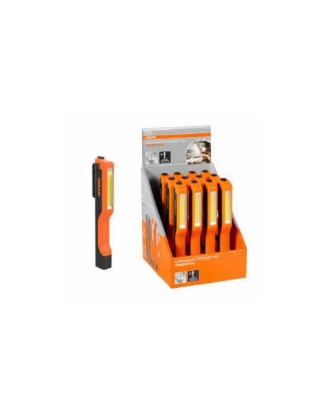 Linterna LEDinspect POCKET 110 ESSENTIAL - LED COB 110 Lúmenes, Clip Giratorio e Imán LEDIL425ESN Osram