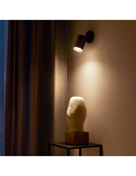 Lampe d'ambiance LED noire intelligente Philips HUE Fugato