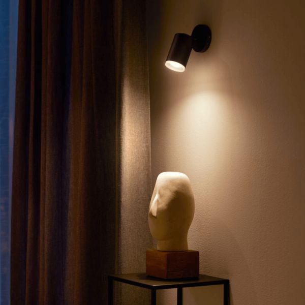 Lampe d'ambiance LED noire intelligente Philips HUE Fugato